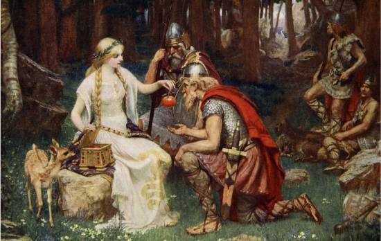 이둔과 황금 사과, James Doyle Penrose, 1890