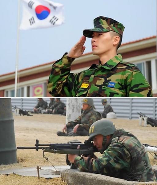 2011년 배우 현빈씨가 경북 포항 해병대 교육훈련단에서 기초군사훈련을 받는 모습. 세계일보 자료사진