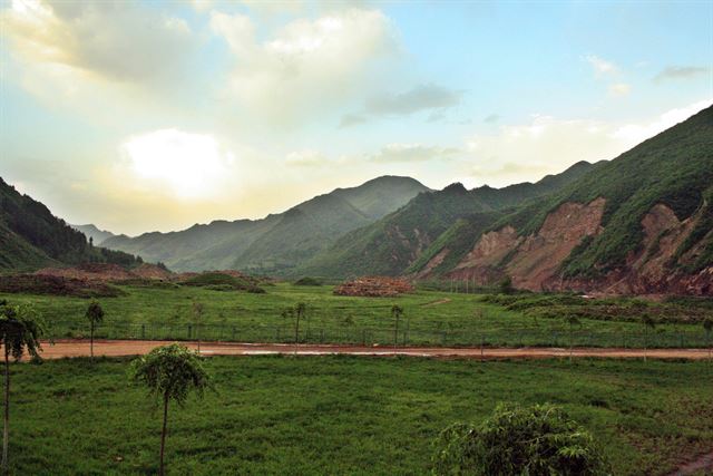 2007년 찍은 환도산성 모습.