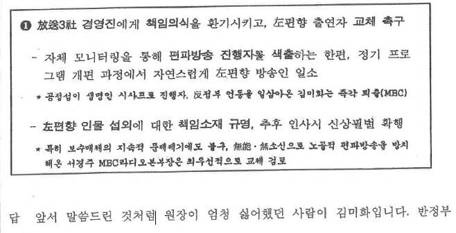 ▲국정원이 2010년 11월4일 작성한 'VIP 일일보고'