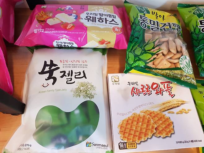 완주는 전국 최고의 로컬푸드로 건강과자까지 만든다.