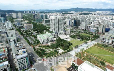 대전시 서구 둔산동 전경. 사진=대전 서구청 제공