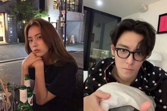 ▲ 탑(오른쪽)과 김가빈이 열애 의혹에 휩싸였다. 출처ㅣ 김가빈, 탑 SNS