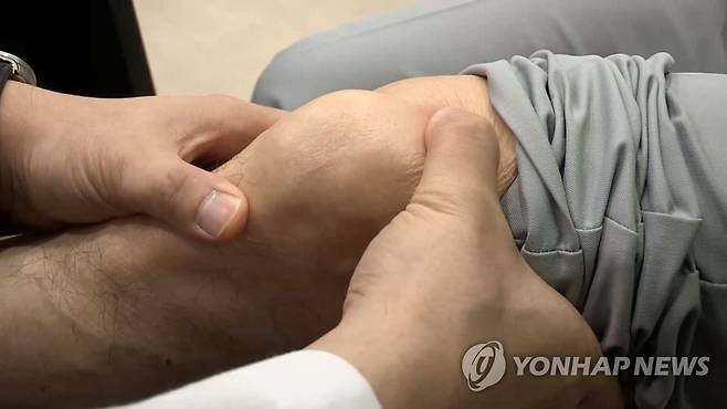 무릎통증 [연합뉴스TV 제공]