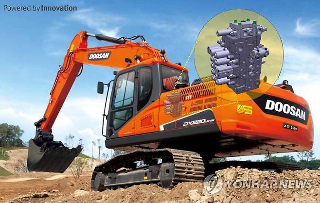 두산인프라코어 굴착기 메인컨트롤밸브 [두산인프라코어 제공. 재판매 및 DB 금지]