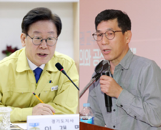 이재명 경기도지사(왼쪽), 진중권 동양대 전 교수 (사진=연합뉴스)