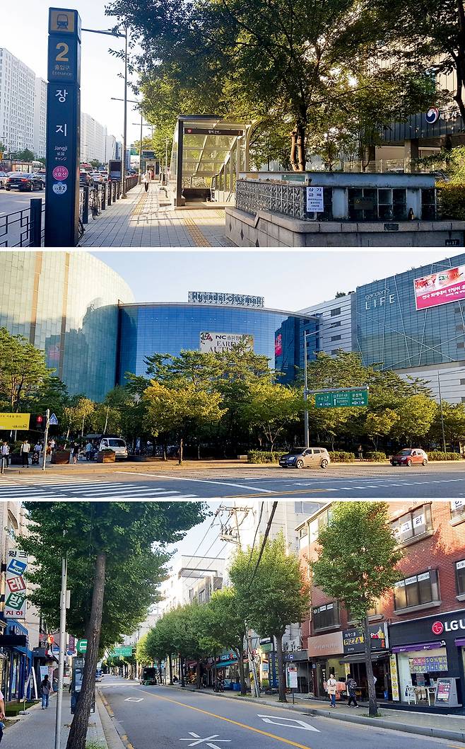 장지역 상권은 1996년 지하철 8호선 개통 후 역 주변 일부를 제외하고 개발이 전혀 진행되지 않던 지역이다. 역 주변이 그린벨트로 묶여 개발사업을 진행할 수 없었다. 2008년 대규모 주택공급대책을 마련하기 위해 위례신도시에 포함된 송파구 거여동, 장지동 일대의 그린벨트를 해제하기 시작하며 개발사업이 진행됐다. /사진제공=상가의신