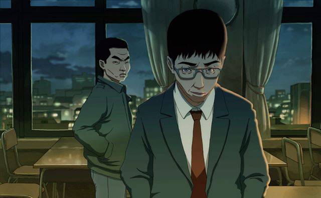 연상호 감독의 데뷔작 '돼지의 왕'은 폭럭적인 내용과 사회비판적인 메시지로 국내 애니메이션에 대한 통념을 뒤집는다. 다다쇼 제공