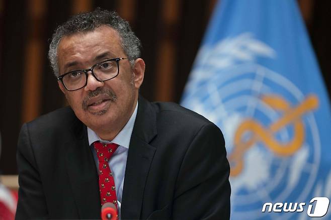 테워드로스 아드하놈 거브러여수스 세계보건기구(WHO) 사무총장 © AFP=뉴스1