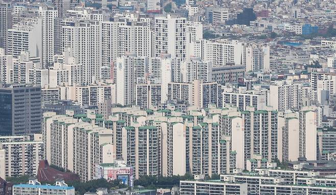 서울 송파구 아파트 밀집지역 전경.(사진=연합뉴스 제공)