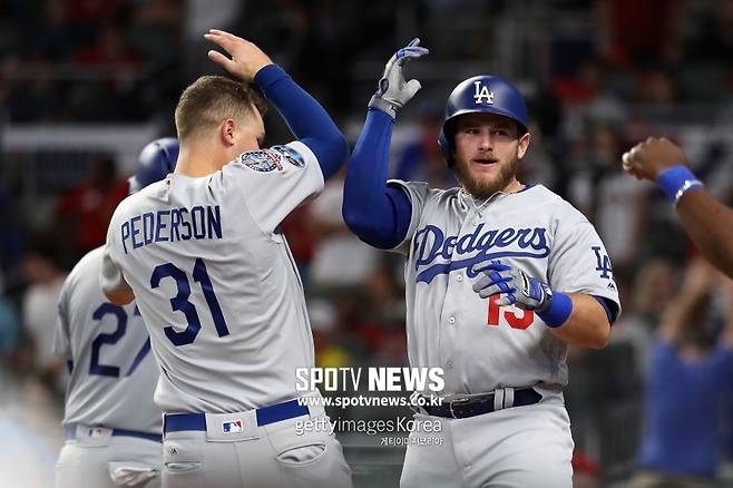 ▲ 2018년 LA 다저스 라인업이 최근 10년 메이저리그 라인업 순위 8위에 이름을 올렸다. 사진은 작 피더슨(왼쪽)과 맥스 먼시.
