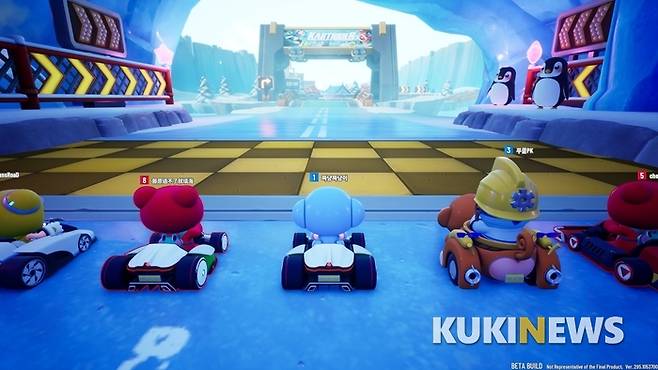 '카트라이더:드리프트'는 배경에도 상당한 노력을 기울였다.