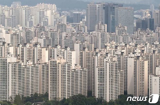 서울 송파구 아파트 단지 모습. © News1 임세영 기자