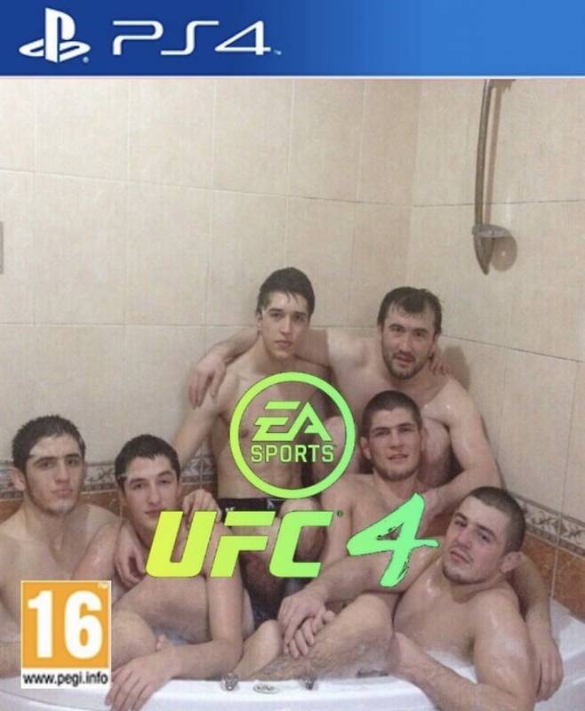 ▲ 딜런 대니스가 트위터에 올린 가상의 UFC 4 커버.