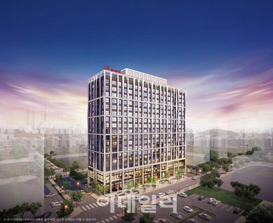 현대엔지니어링은 서울 영등포구 여의도동에 분양한 주거형 오피스텔 ‘힐스테이트 여의도 파인루체’ 조감도.