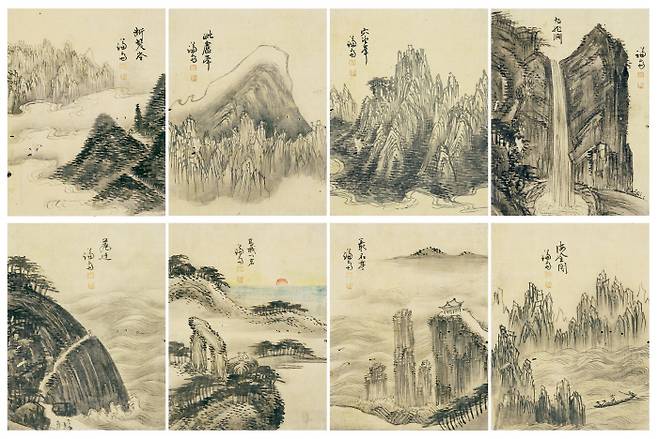 해악팔경도. [사진 제공 = 케이옥션]