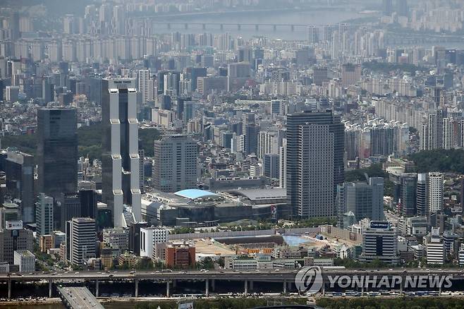 토지거래허가구역으로 묶인 서울 강남구 삼성동 일대 모습 [연합뉴스 자료사진]