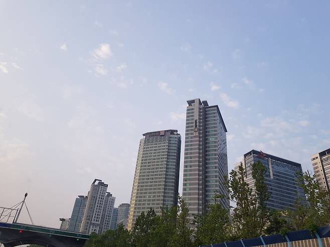 경기도 성남시 분당의 주상복합 전경. [헤럴드경제DB]