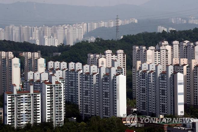 경기 수원시 영통구 일대 아파트 단지 [연합뉴스 자료사진]