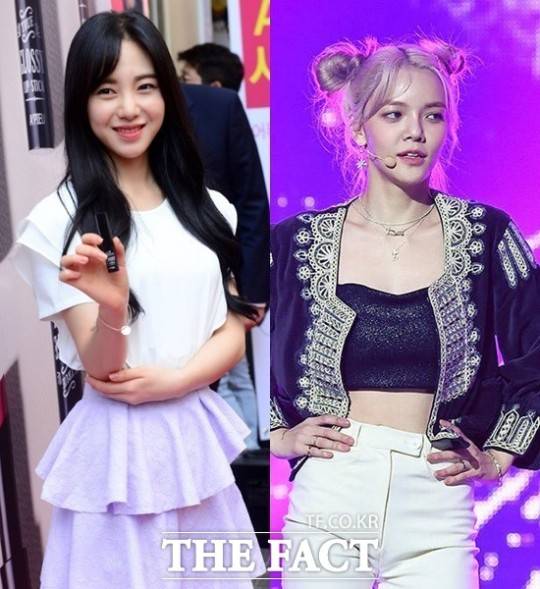 권민아, AOA 지민 - 더팩트