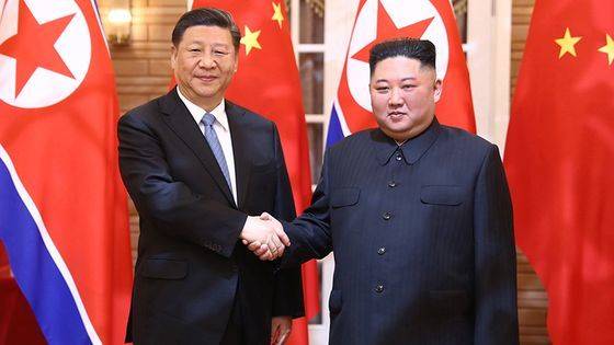 중국과 북한은 1950년 한국전쟁에서 함께 싸운 혈맹이라며 양국의 우의가 대대손손 이어져야 한다고 주장하고 있다. [중국 신화망 캡처]