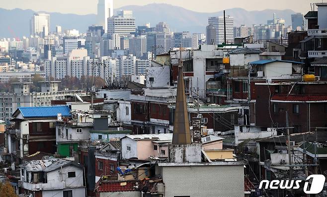 최근 시공사를 선정한 한남 3구역 전경. 기사와 직접연관 없음. © News1 오대일 기자