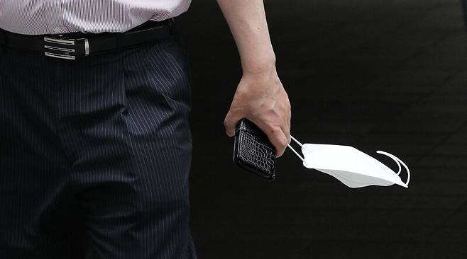 웰킵스 비말차단마스크 물샘현상에 따른