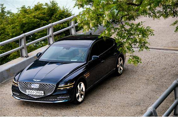 현대자동차 울산공장이 특별연장근로에 들어가며 제네시스 G80 출고대기기간이 2개월 이상 단축된 것으로 나타났다. 사진은 3세대 G80./사진=현대차그룹