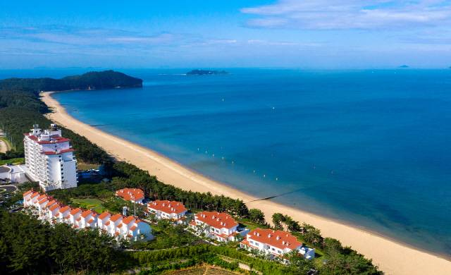 충남 태안 안면도에 위치한 호반그룹의 ‘아일랜드 리솜’ 리조트 전경 /호반그룹