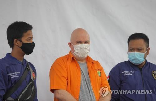 인도네시아서 미성년 성매매로 체포된 미국인 러스 앨버트 메들린(46) [로이터=연합뉴스]