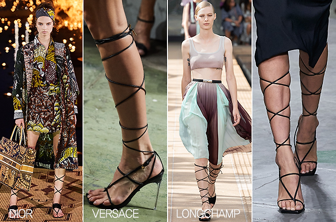 /사진=디올 2020 리조트 컬렉션, 베르사체, 롱샴 2020 S/S 컬렉션