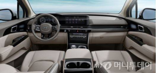 신형 카니발 내장 디자인 /사진제공=기아차