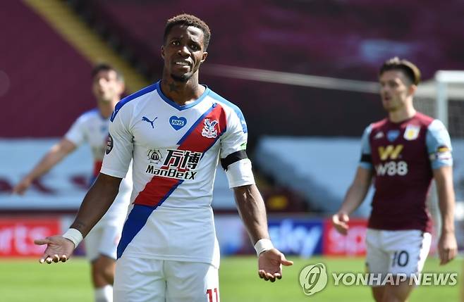 크리스털 팰리스의 윌프리드 자하 [AFP=연합뉴스 자료사진]