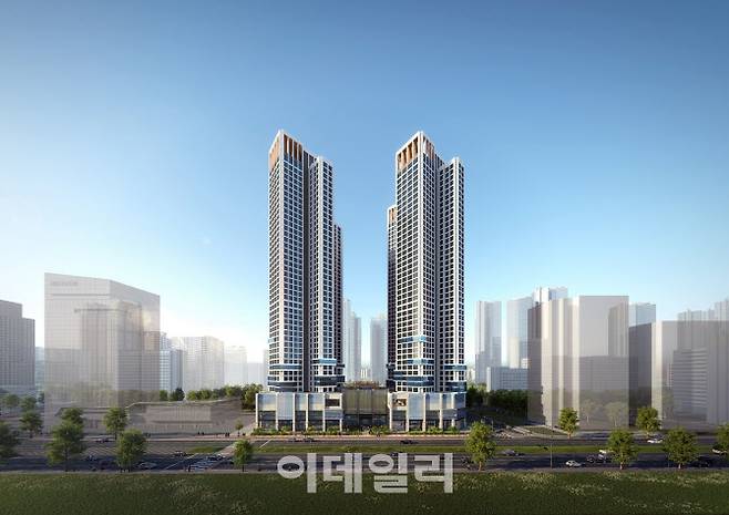 힐스테이트 송도 스테이에디션 투시도(사진=현대건설)