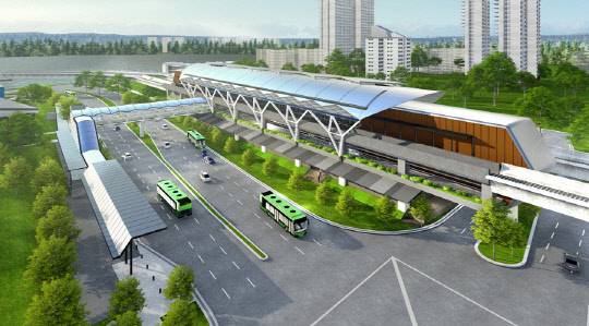 대우건설은 20일 239만 달러 규모 싱가포르 주롱도시철도 공사를 주주했다고 밝혔다. 이지는 주롱도시철도 조감도.  



대우건설 제공