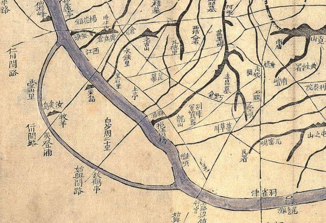 대동여지도에 표시된 여의도.