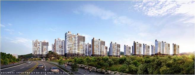 <‘원주혁신도시 제일풍경채 센텀포레 투시도 /자료제공: 제일건설㈜>