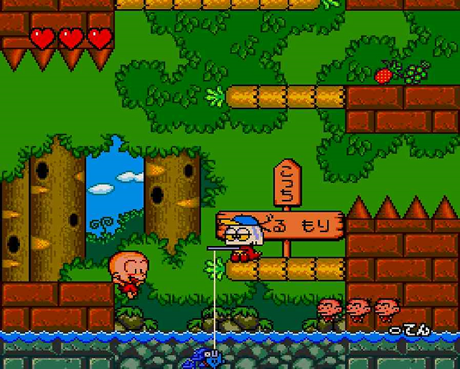 (PC엔진 2의 플레이화면)