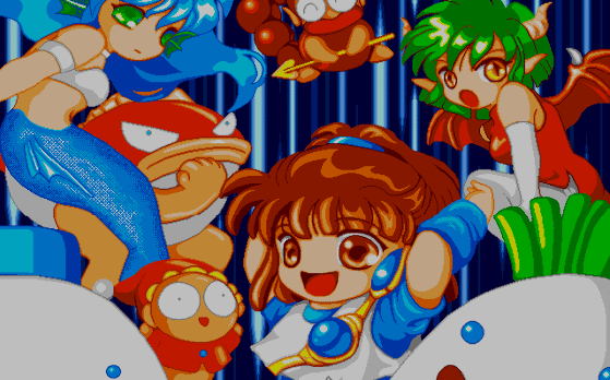 (소녀 캐릭터들이 가득한 '뿌요뿌요')