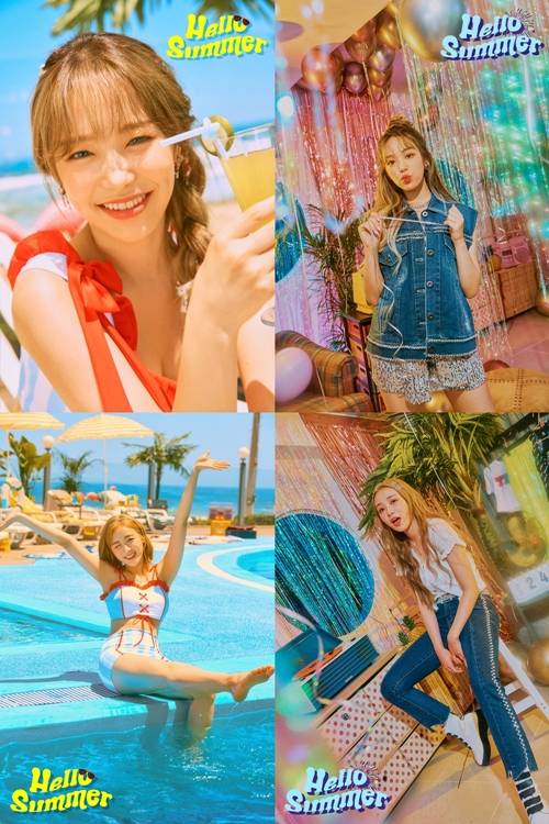에이프릴 레이첼, 진솔의 개인 콘셉트 포토가 공개됐다. 사진=DSP미디어