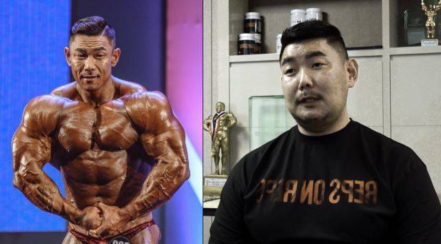 신장병을 앓기 전과 후의 윤종묵 선수. 최민석 기자