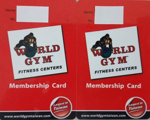 월드짐 회원 카드 [촬영 김철문]