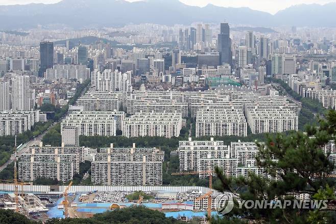 서울 강남구 대치·개포동 아파트 일대 [연합뉴스 자료사진]