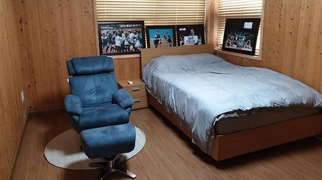 GS칼텍스가 외국인 선수 러츠를 위해 준비한 자가격리 시설