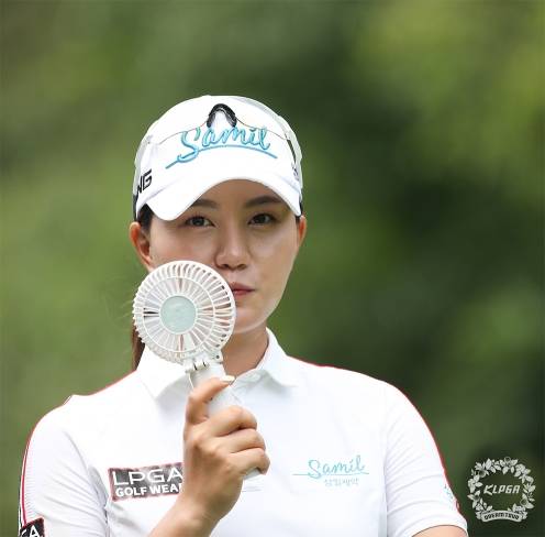 2020년 한국여자프로골프(KLPGA) 투어 제주 삼다수 마스터스에 출전한 허다빈 프로. 사진제공=KLPGA