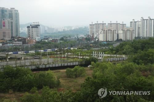 미니 신도시 들어설 용산 정비창 부지 [연합뉴스 자료사진]