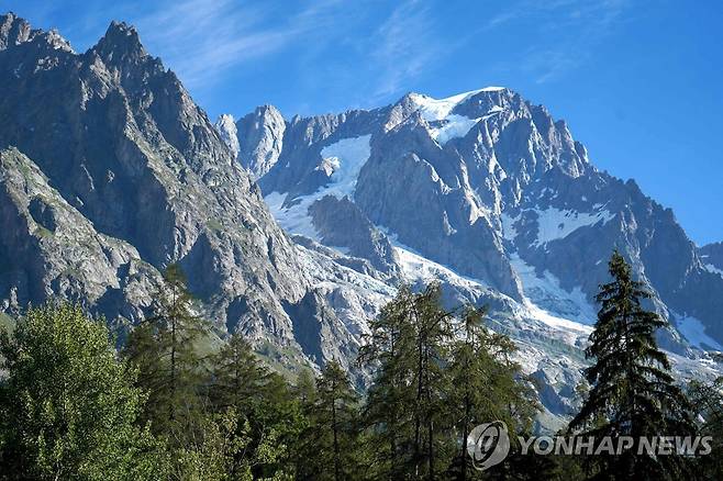 빙하 붕괴 우려가 제기된 알프스 산악 지대 [AFP=연합뉴스]