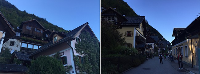 호숫가 가파른 산을 깎아 지은 할슈타트 주택들. /사진=송경은 기자