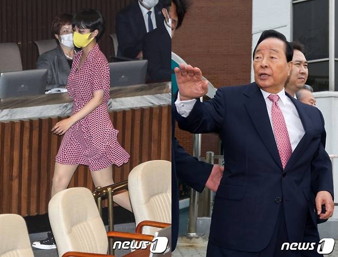 류호정 정의당 의원, 고(故) 김영삼 전 대통령./사진=뉴스1