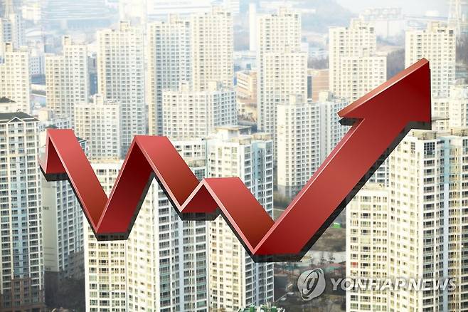 전셋값 아파트 가격 상승(일러스트) 제작 김민준  아이클릭아트 그래픽 사용